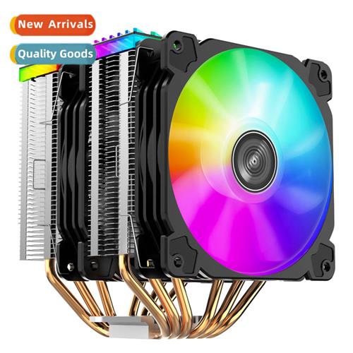 CR-2000 Desktop CPU Cooler Dual Tower 6 Copper Pipes 12CM Sh