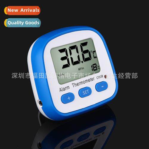 C608 large screen display alarm rmometer Electric temperatur