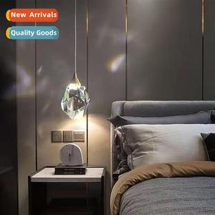 chelier copper crystal living bedroom light Scinavian luxury