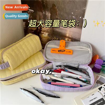 Ins macar cute pen bag large capacy students multifunctial s