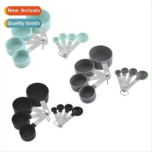 Plastic Measuring Spo Set Stainless Steel Hle Measuring Cups