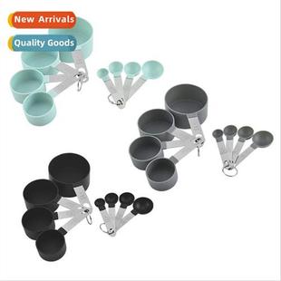 Plastic Measuring Spo Set Stainless Steel Hle Measuring Cups