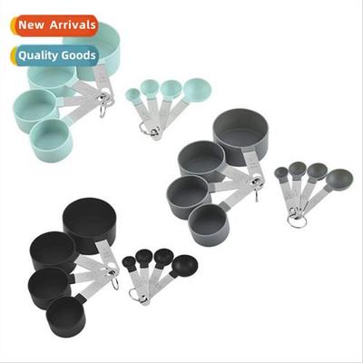 Plastic Measuring Spo Set Stainless Steel Hle Measuring Cups