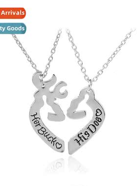 Europe and  Uned States fashi Her buck His doe Christmas gif