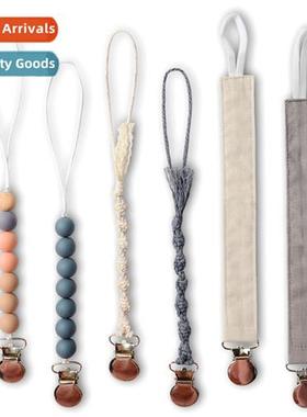 Set  Pacifier Chains Gift Box Teer Anti-Drop Chain Linen Ant