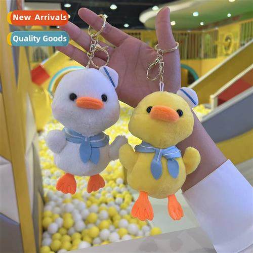 Cheer duck keychain doll doll scarf duck doll plush pendant