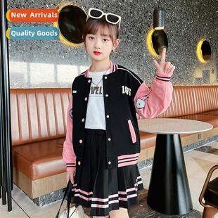 2023 new girls baseball jersey small and medium-sized childr