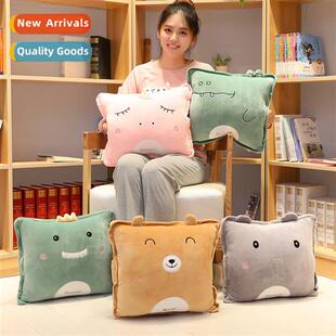 fice cush quilt car nap cushi use dual pillow Cute