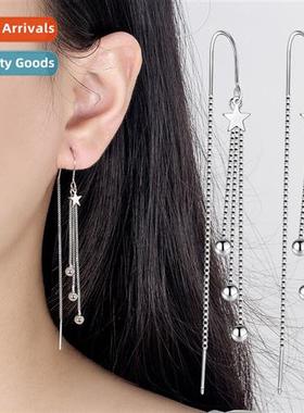 Pentagram tassel ear hook earwire female fashi lg paragraph