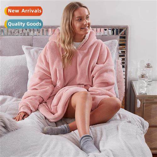 Facecloth coverall winter warm pajamas sleeping blanket robe