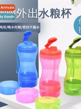 Pet Drinker Portable Dog Travel Water Cup Feeding Bowl Cat F