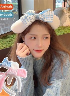 Super cute rabb ears big ears dog  b carto plush wash face g