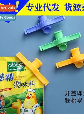 Seasing Sealer Plastic Bag wh Lid Sealer Clip Seal Dispenser