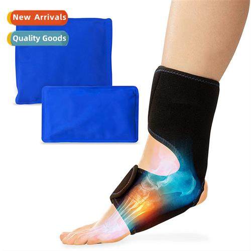Reusable Ankle Ice Pack Wrap 适用Injuries   Cold Gel Ankle B