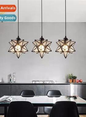 Pentagram ceiling chelier modern simple creative balcy corri