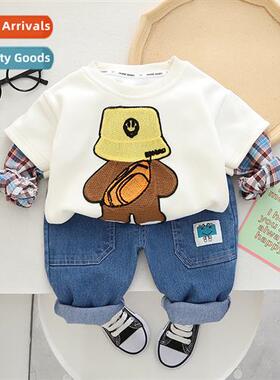 Boys spring su su 2023 new childrens spring casual wear baby