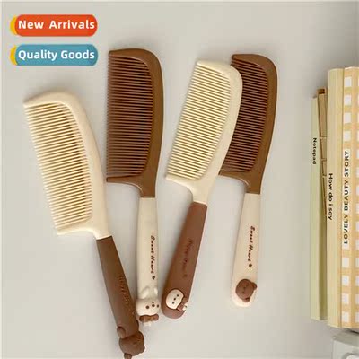 Cute carto bear comb ins wind girl heart lg  anti-static por