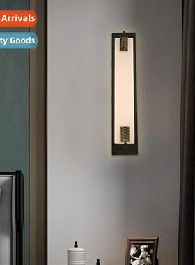 Full copper Yunshi wall lamp living room TV background wall