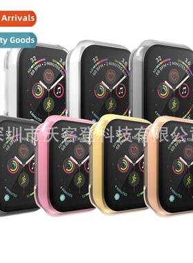 适用Apple watch full package plating TPU watch case apple wa