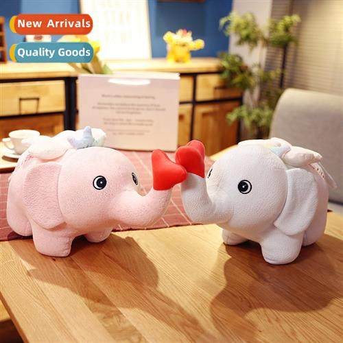 Creative love angel elephant doll plush toys small elephant
