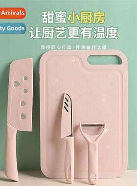 Vegetable knife cutting board set meat slicer knife cutting