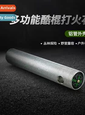 Outdoor Survival Compass Flint Stick Magnesium Stick Outdoor