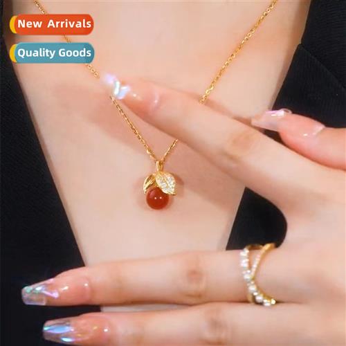 Tanium steel anye yx necklace women ins niche  light luxury