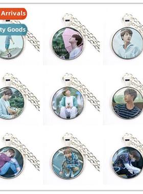 BT2 Bulletpro Boys Group Necklace Time Gemste Pendant Boys A