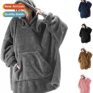 warm blanket facecloth couple pocket pajamas Winter