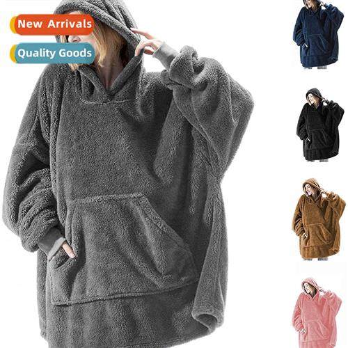 Winter warm facecloth pajamas couple pajamas blanket pocket
