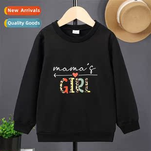 letters swe fall sleeved printed new 2023 spring Boys