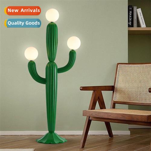 Designer  cream wind cactus floor lamp living room sa rustic