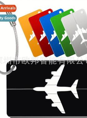 Metal Luggage Tag Boarding Bag Airplane Styling Business Gif