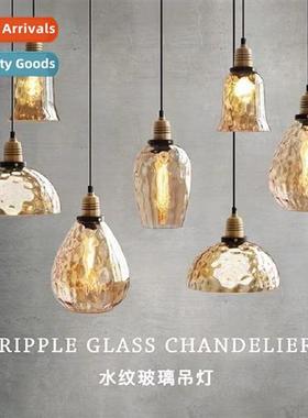 Norrn style retro glass chelier B&B bar dining room bedside