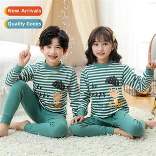 Fall and winter new childrens underwear sets in small childr