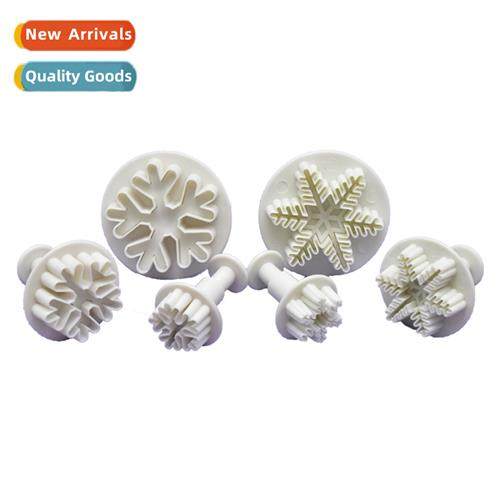 DIY Baking Tools 3pcs Coarse & Fine Snowflake Spring Press M