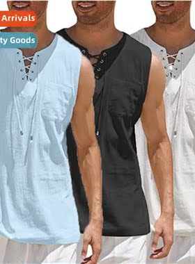 2022 New Mens Sleeveless Top Eaby Medieval Air Eye Tie St Co