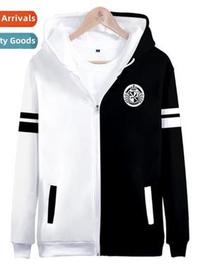 Anime Marubeni black  whe colorblocking mens  womens lg-slee