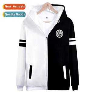 whe colorblocking mens Anime black womens slee Marubeni