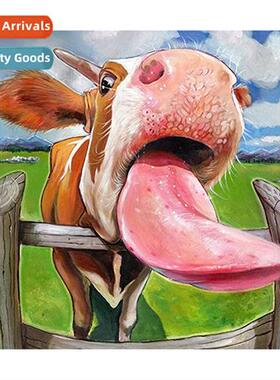 New living room hmade stick diamd cross stch creative painti