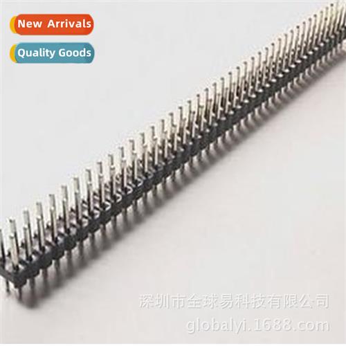 Row  pins /2.54 pch /2*40P/ Black color double row  pins Dou