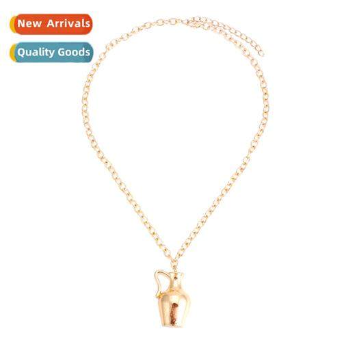 Simple persaly niche new zinc alloy wine bottle pendant neck