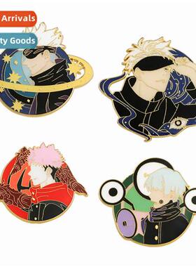 Spellback Battle Brooch Gojo Goho Black Wheeler Dog Rolling