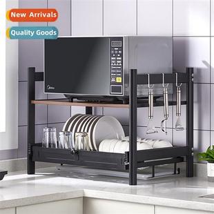 Kchen microwave oven shelf put chopsticks dishes dishes plat
