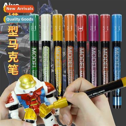 Gundam Model Coloring Marker Set Paint Refill Pens Super Gol