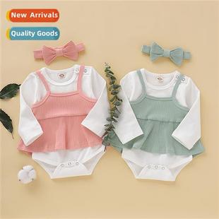 hal winter fashi new fall 2019 strip INS sleeved baby