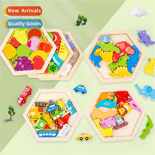 Large three-dimensial carto jigsaw puzzle children 3-6 years
