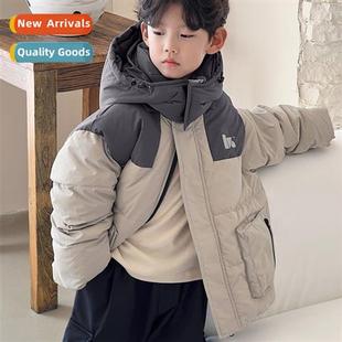 childrens whe New down stard duck jacket natial