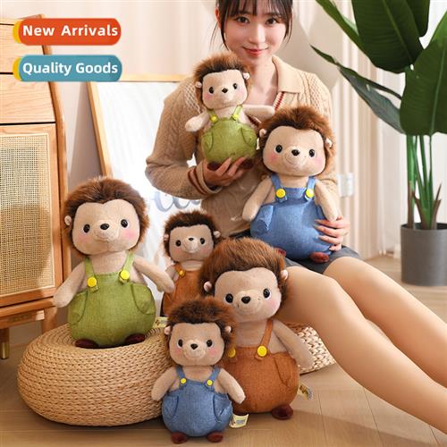 St cute tribal hedgehog doll cute sting pose doll back strap