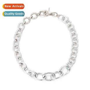Necklace Vintage Splicing New Circle Alloy Large Coll Simple